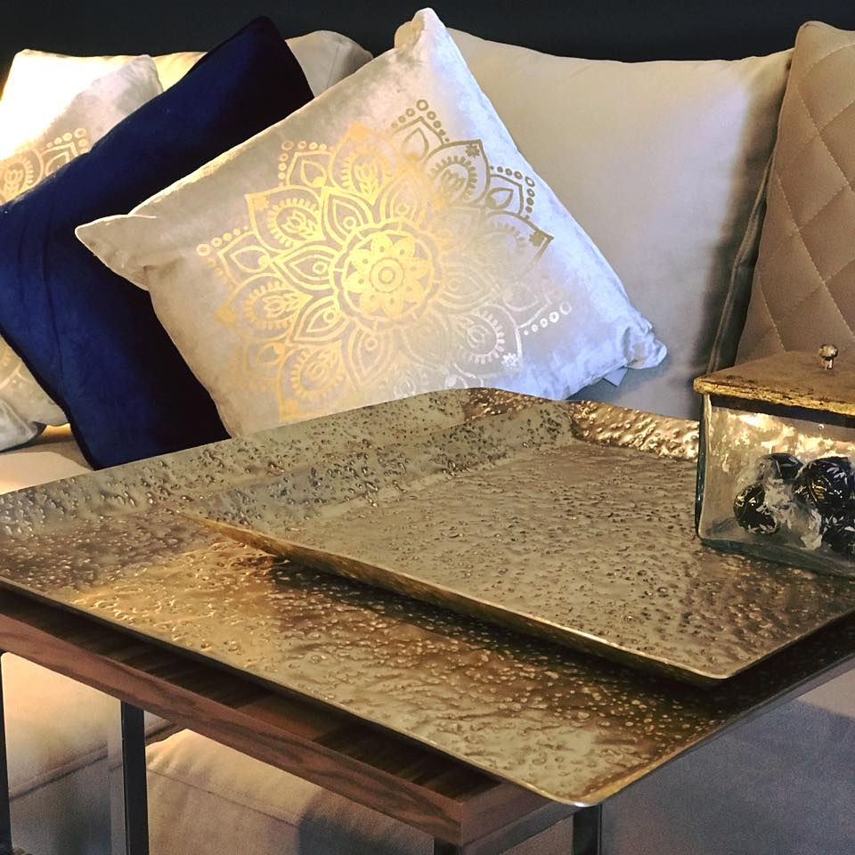 Set de 2 plateaux