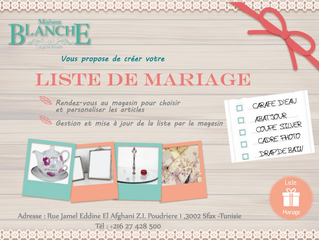 Créer sa liste de Mariage