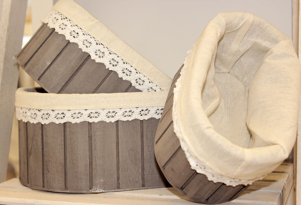 Set de 3 paniers