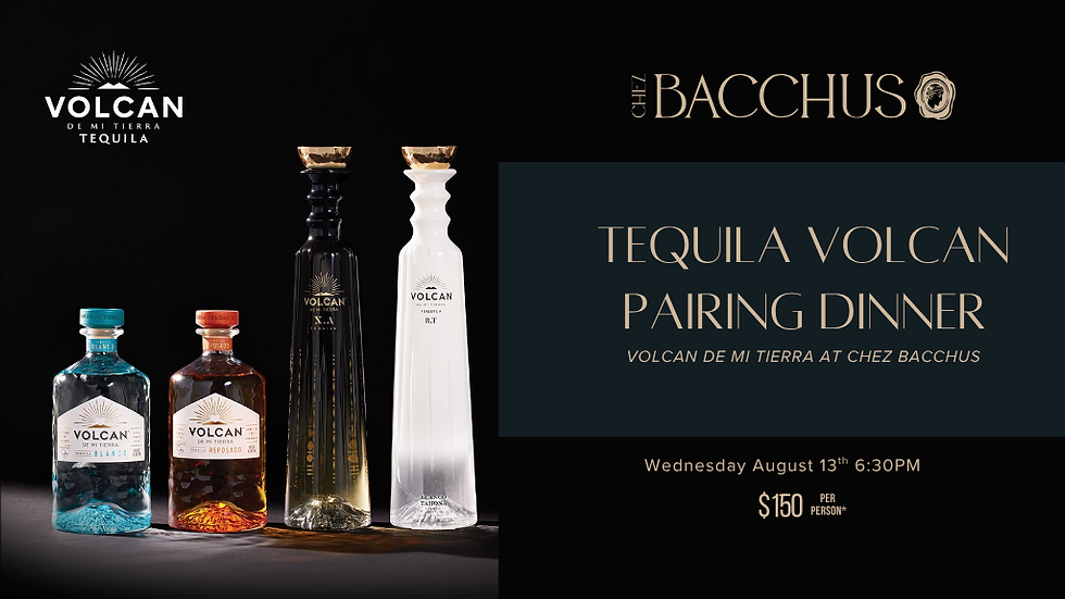 Tequila Volcan Pairing Dinner