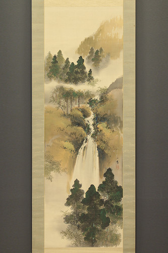 掛軸 奥谷一陽「瀧」 | 新古美術いづも
