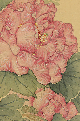 掛軸 鈴木啓處「四季之花」双幅 |新古美術いづも