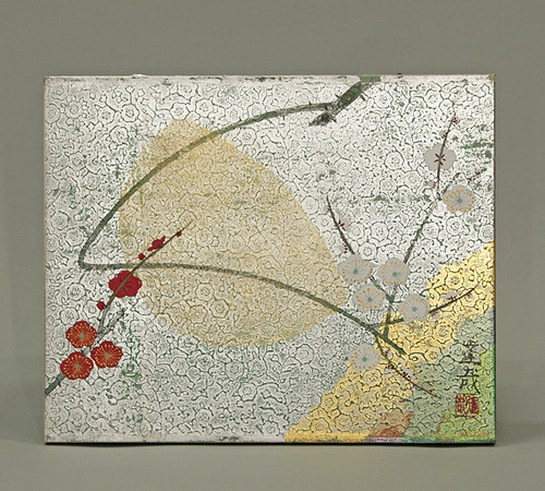 額 石踊達哉 白梅紅梅 F3号 | 新古美術いづも