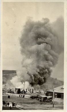 1925 fire Mammoth Hot Springs