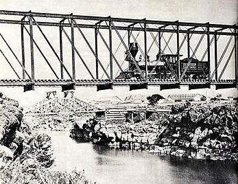 Utah & Northern RR bridge, Eagle Rock