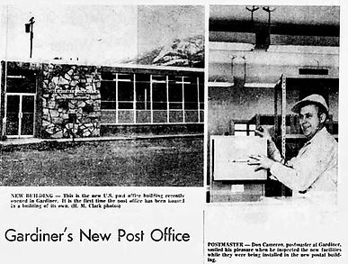 Gardiner Montana Post Office