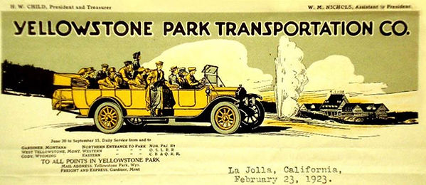 Yellowstone Park Transportation, Yellow Buses
