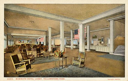 Mammoth Hotel Interior 1923