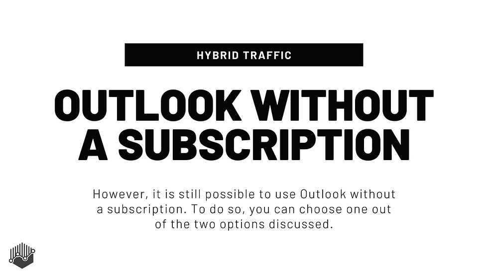 Outlook without a Subscription