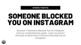 Someone Blocked You on Instagram