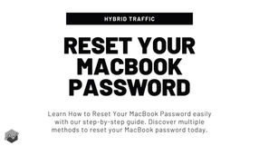 How to Reset Your MacBook Password When You've Forgotten It