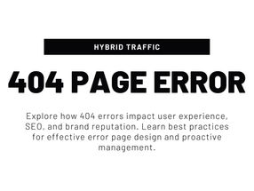 What is a 404 Page Error?