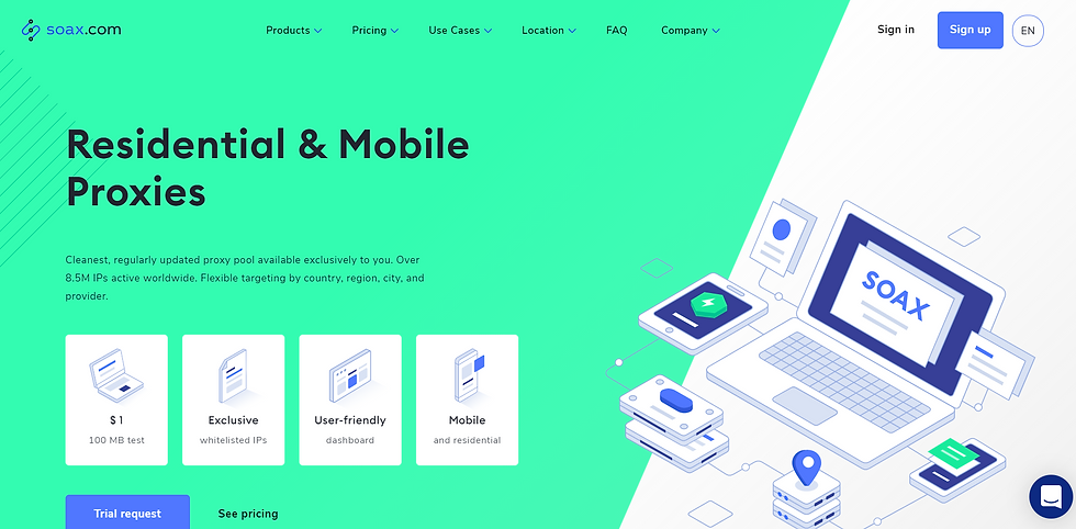 Soax Proxies - Proxies for SEO