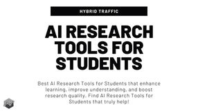 Best AI Research Tools for Students (What Actually Helps, Not Just Looks Cool)