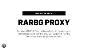 Updated RARBG Proxy List Mirror : Working Alternatives to Access the Site