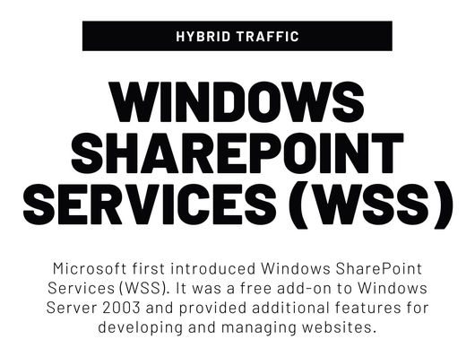 What Is Windows Sharepoint Services (WSS)