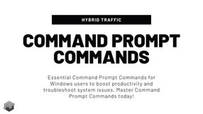 Command Prompt Commands