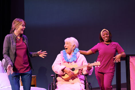 Actors Laughing on Stage
