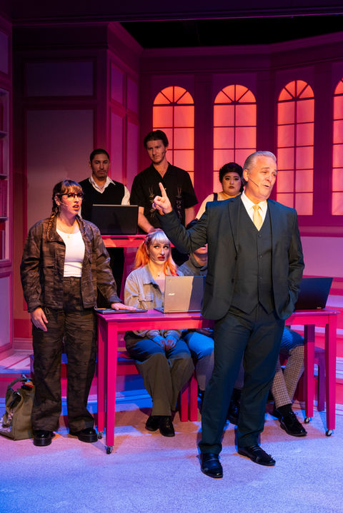 Kylie Young Singing Onstage in Legally Blonde at SDMT