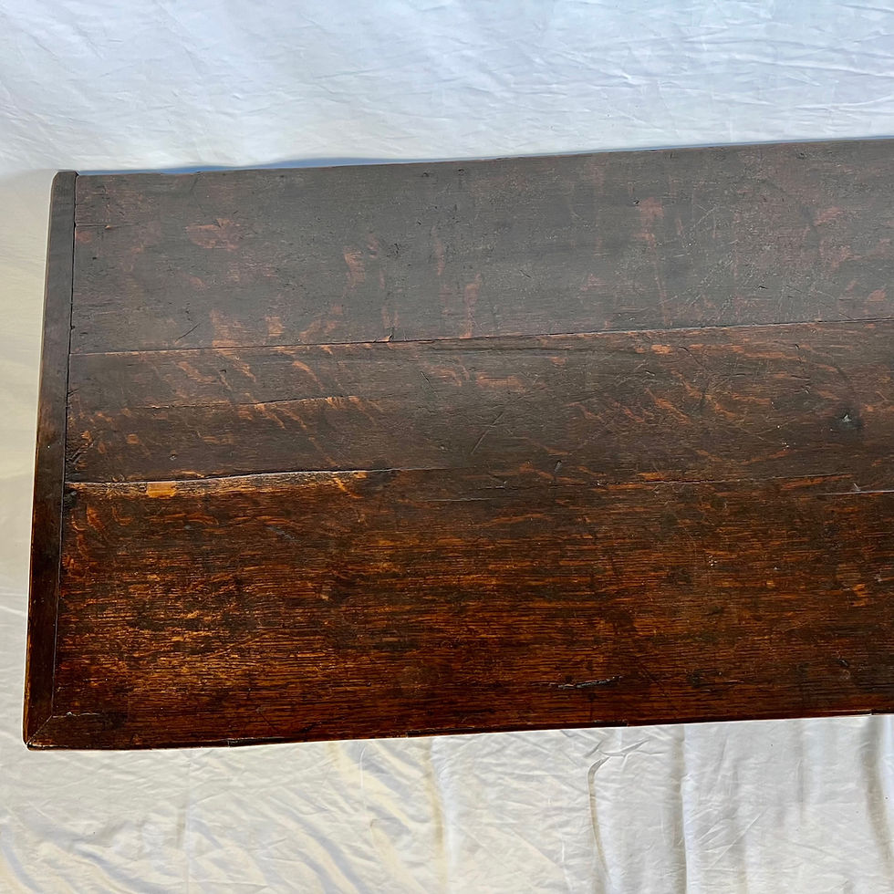 Thumbnail: Queen Anne oak and walnut chest of drawers