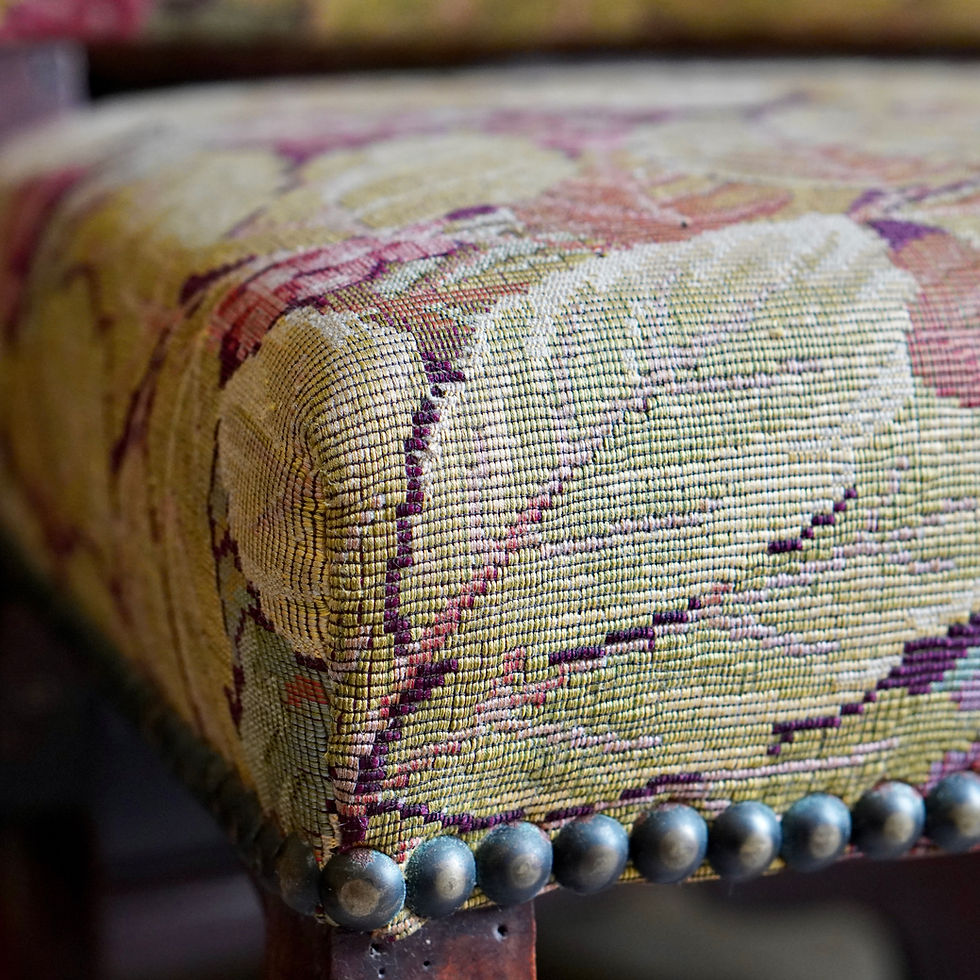 Thumbnail: Pair of Late 19th Century French Walnut Chairs in the Louis XIV Style
