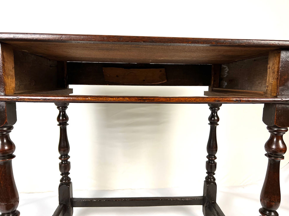 Thumbnail: William and Mary oak side table