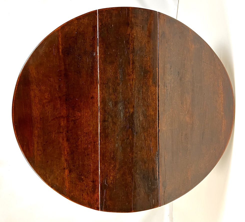 Thumbnail: Small Charles II walnut gate leg occasional/ side table