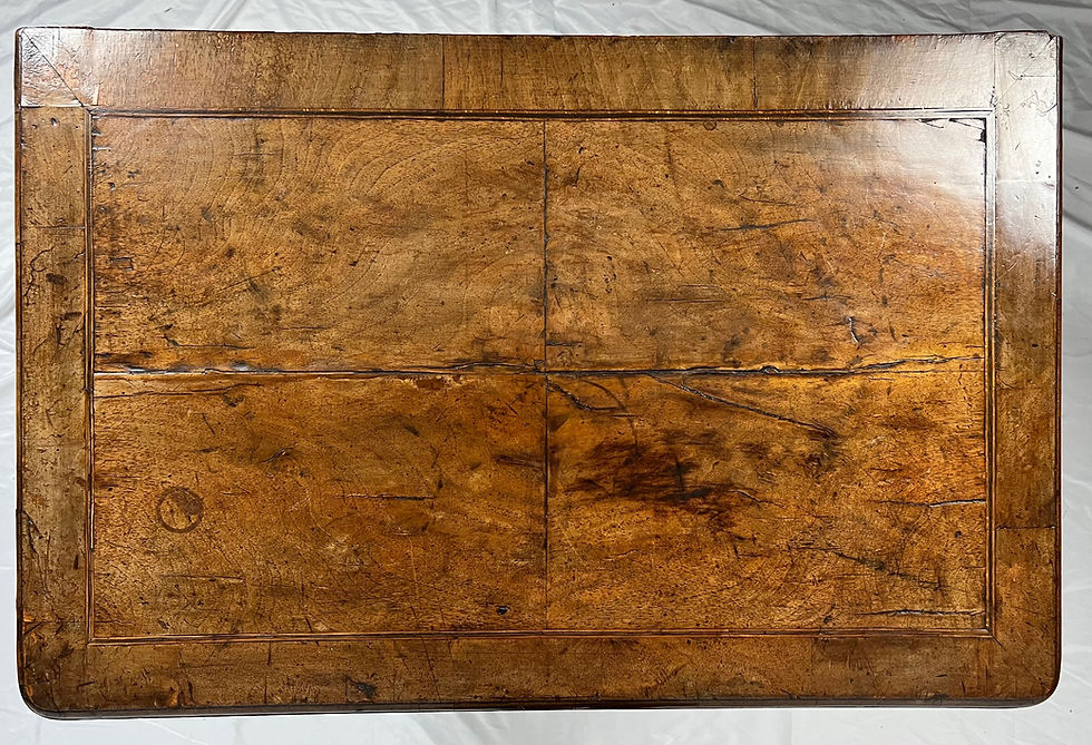 Thumbnail: George II walnut lowboy side table
