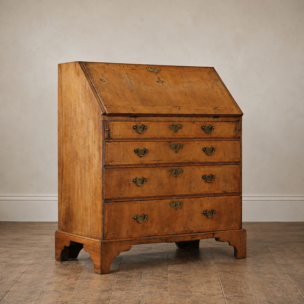Thumbnail: Early Georgian Walnut Bureau