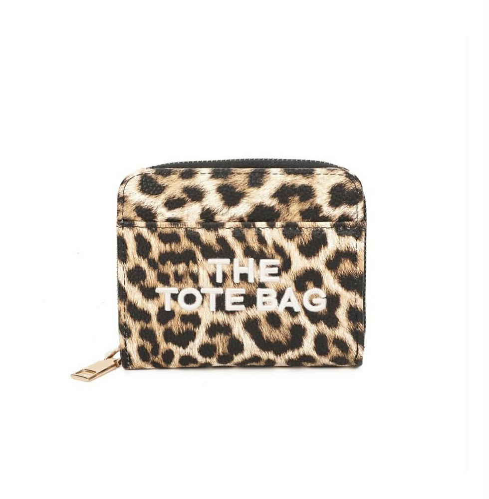 Thumbnail: Leopard print Tote purse 