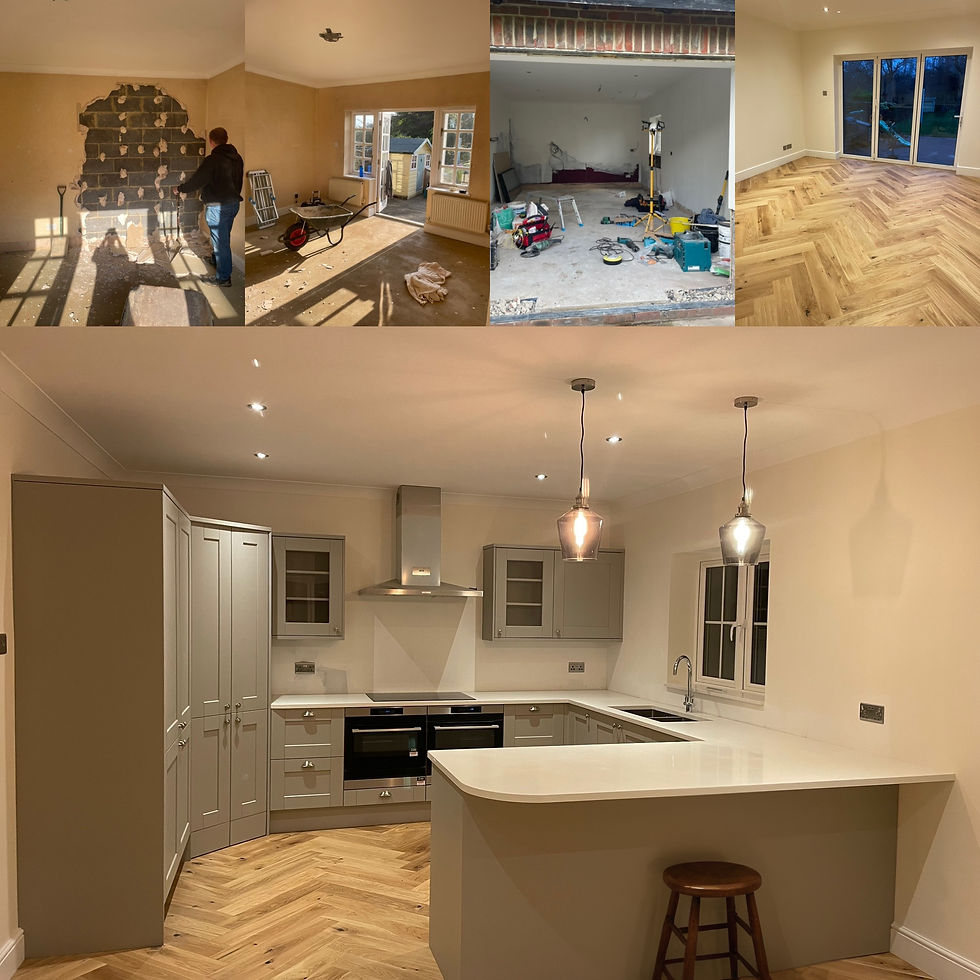 Stunning new kitchen installation