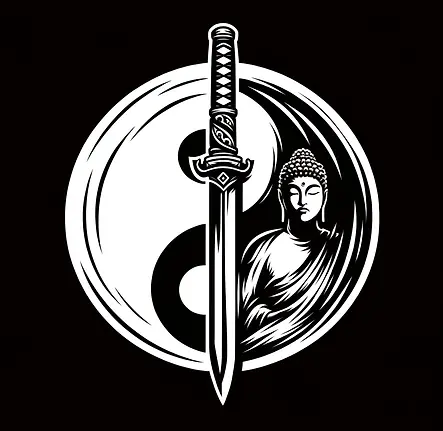 DALL·E 2024-05-11 21.25.29 - Revise the logo for the song 'Buddha', keeping the yin-yang d