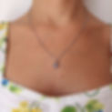 Handcrafted Fynbos Necklace on a model
