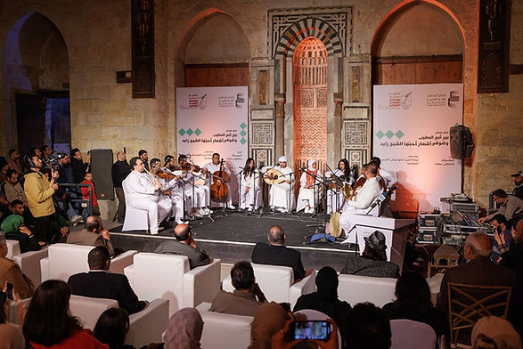 "أبوظبي للغة العربية" نظم أمسية غنائية على هامش معرض القاهرة للكتاب 