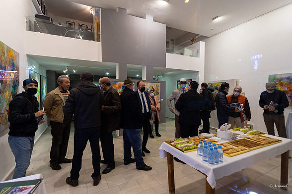 افتتاح معرض للأعمال التشكيلية الجديدة للفنان محمد المنصوري الإدريسي بطنجة