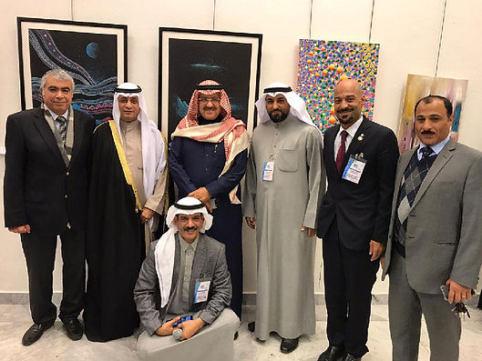 انطلاق فعاليات الاحتفالية التشكيلية الوطنية تحت شعار "قائد الانسانية"