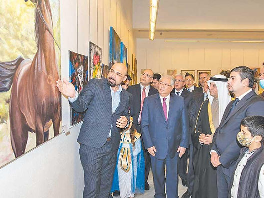 فنانون مصريون يرسمون البيئة الكويتية في معرض «رؤى مصرية 6»