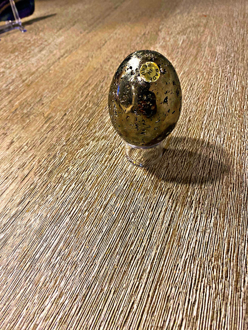 Thumbnail: Pyrite Egg ( with Stand )