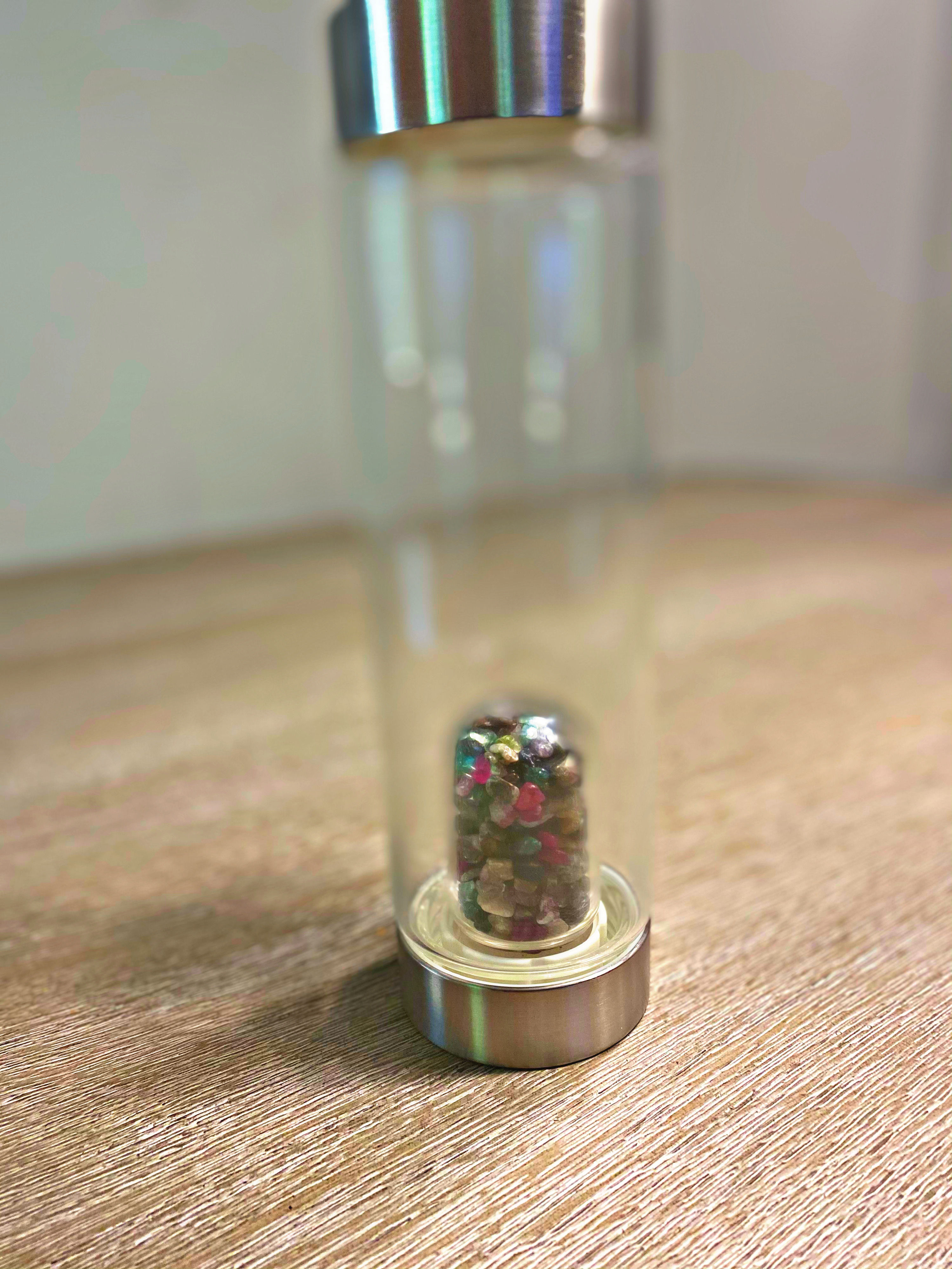 Crystal Filtered Water Bottle (Rainbow Power Mix )