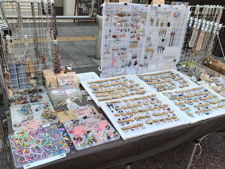 東京ふれあい手作りマーケット普段使いのビーズアクセサリー