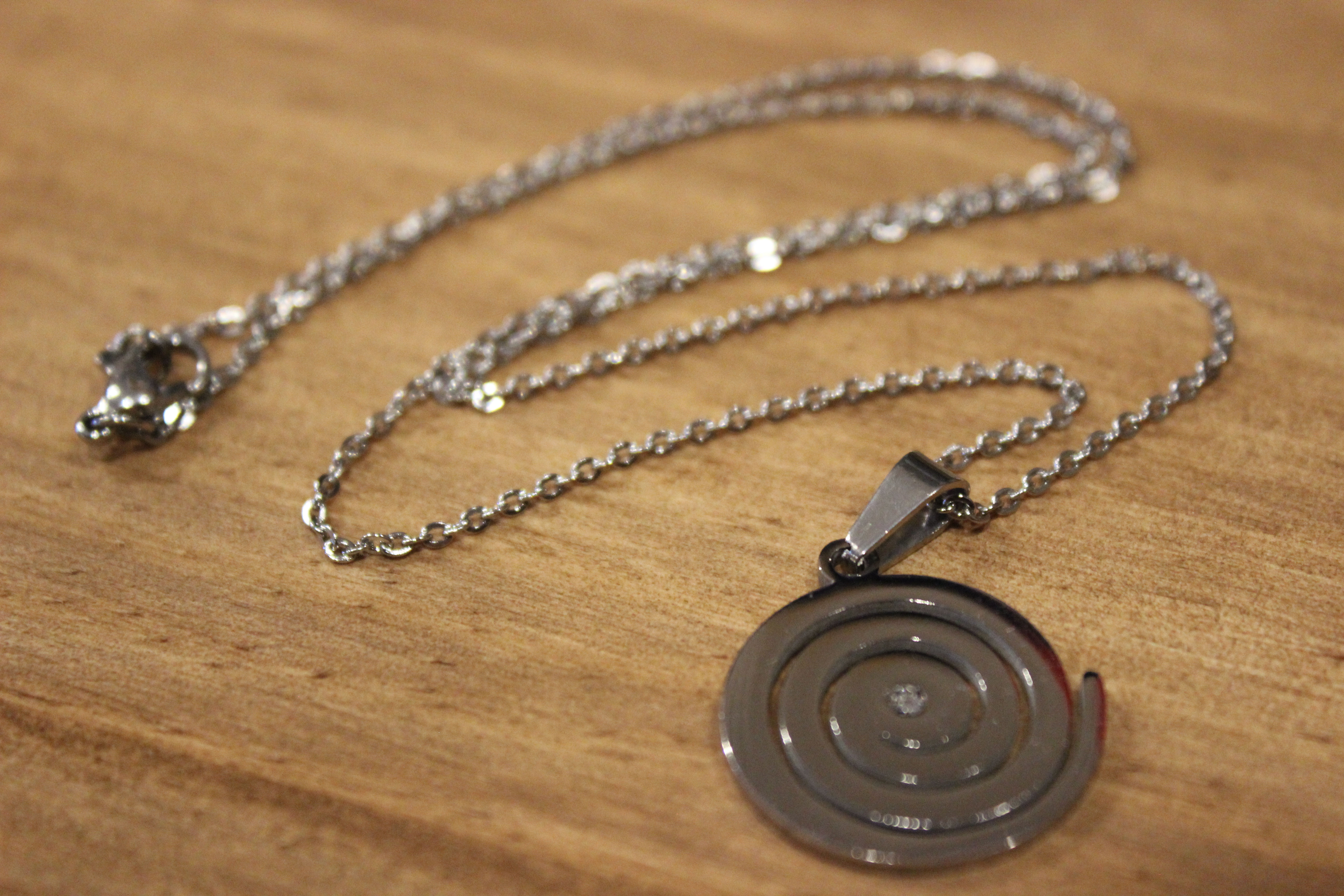 COLGANTE ACERO ESPIRAL