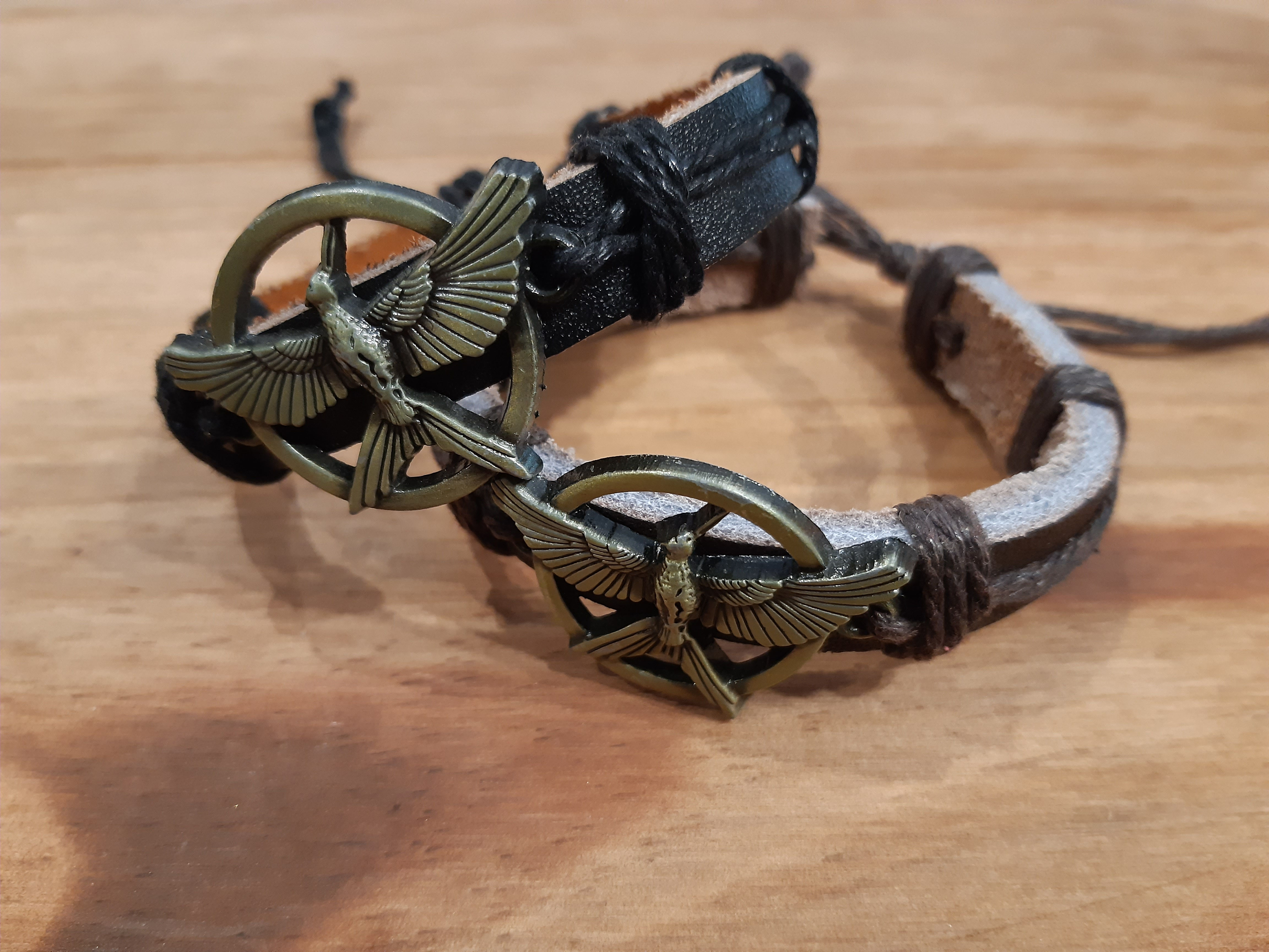 Pulsera Cuero Juegos Hambre