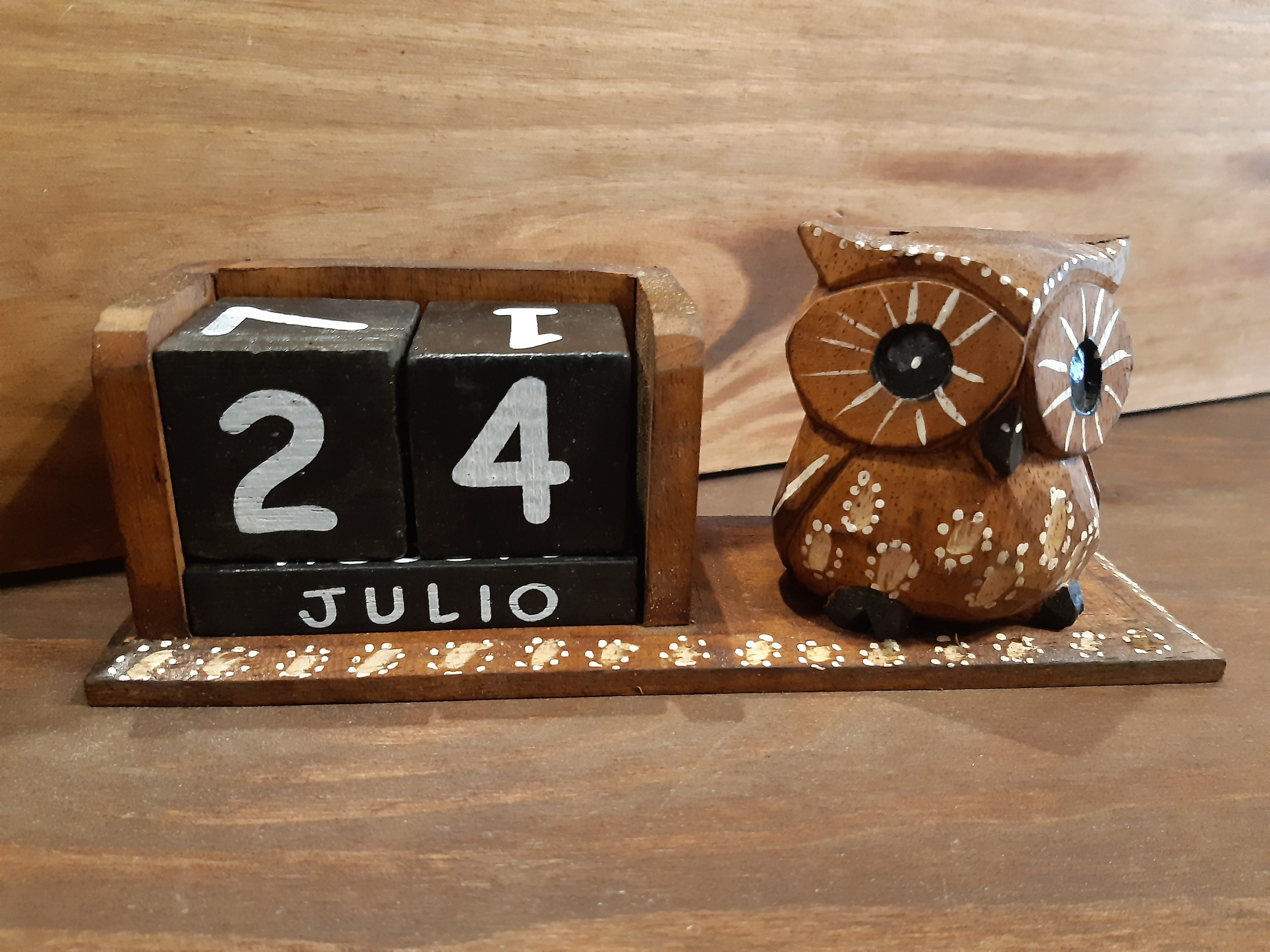 Calendario Buho Horizontal
