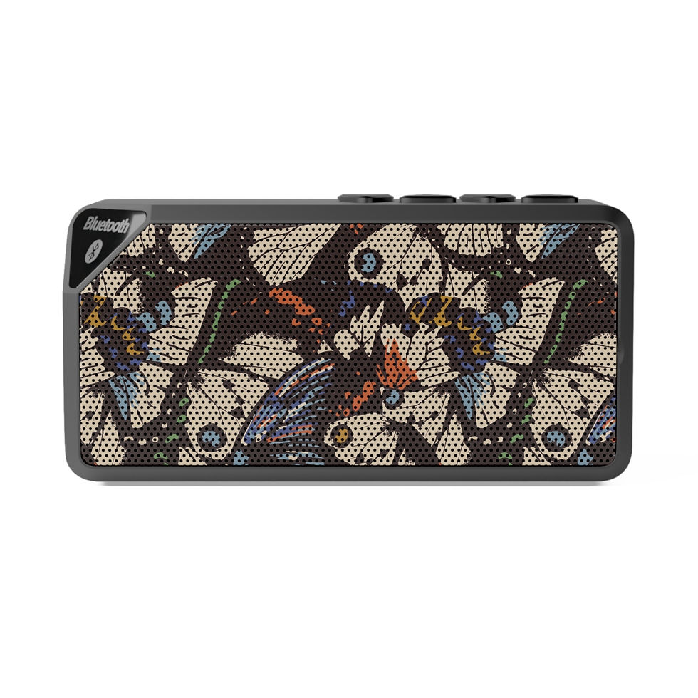 Thumbnail: Bluetooth Speaker - Artistic Butterfly Design