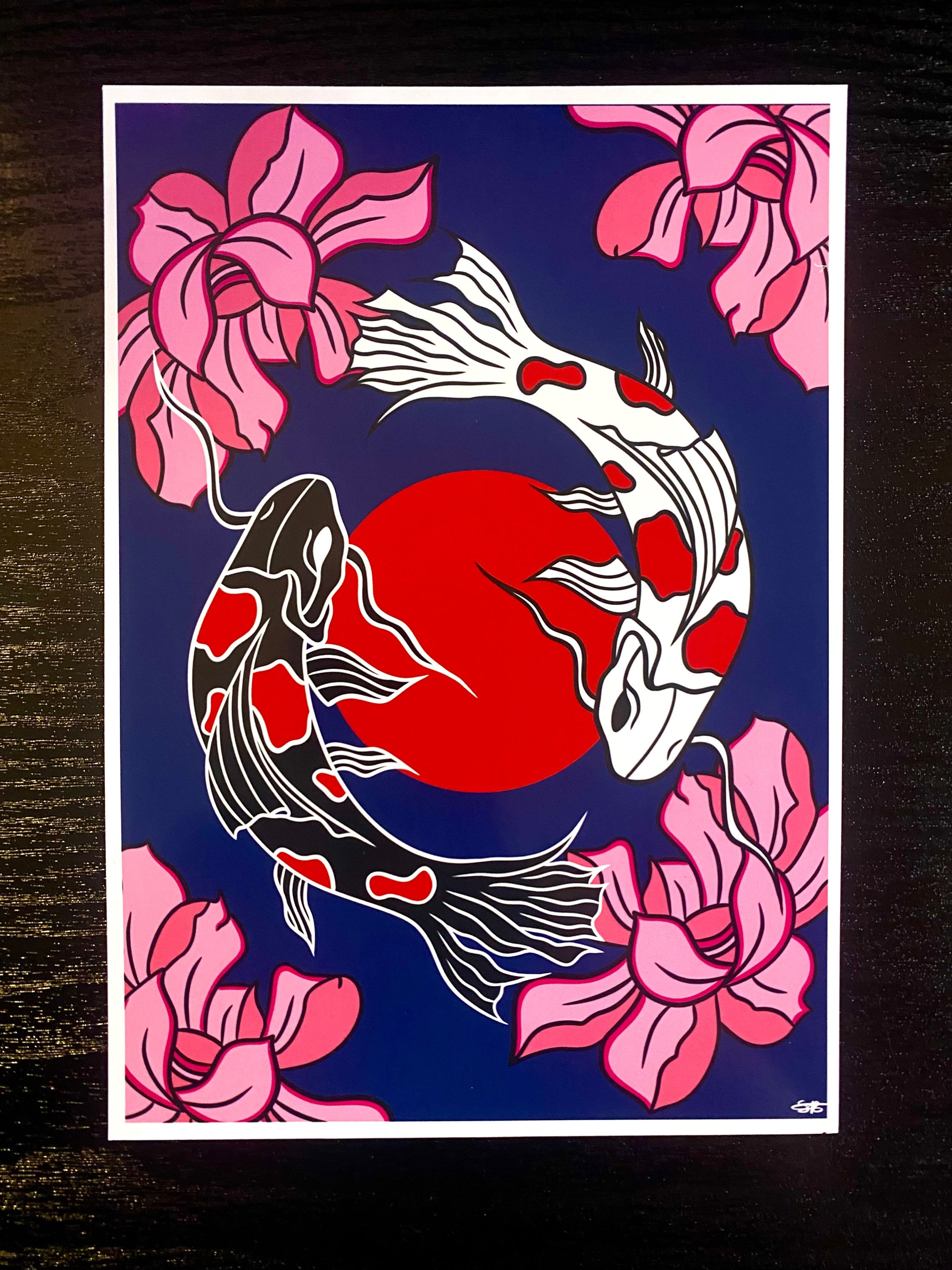 Koi fish (A5)