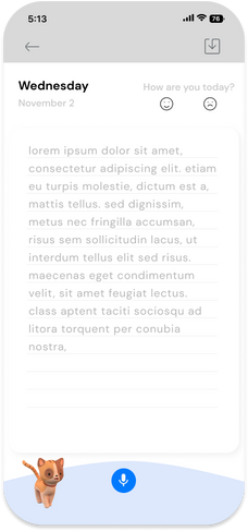 Journal Wireframe