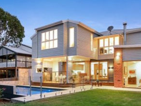 large home renovation with pool