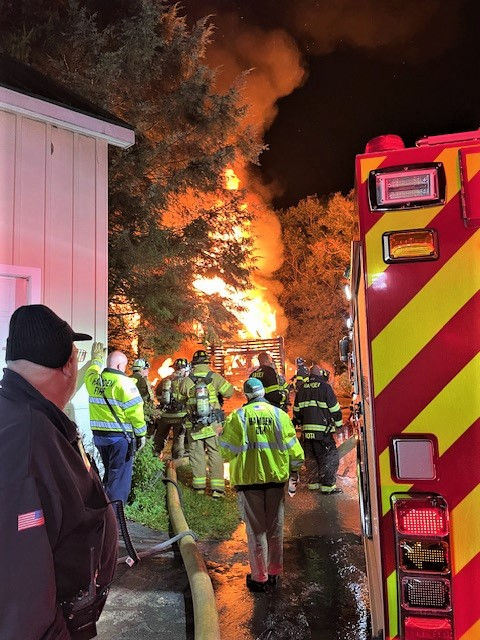 Downes Road Fire 10/29/2023