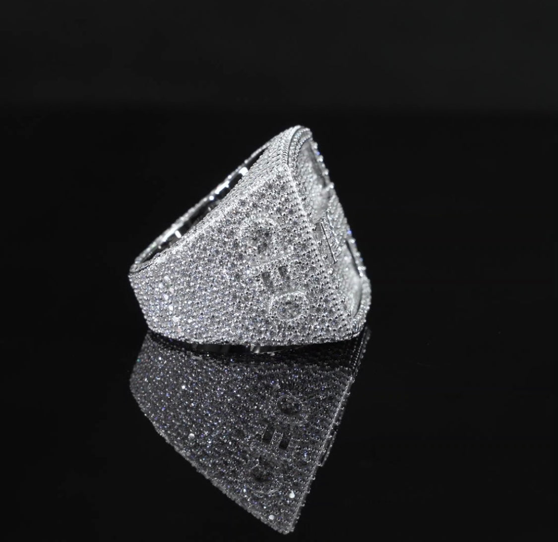 Custom CEO Moissanite Ring