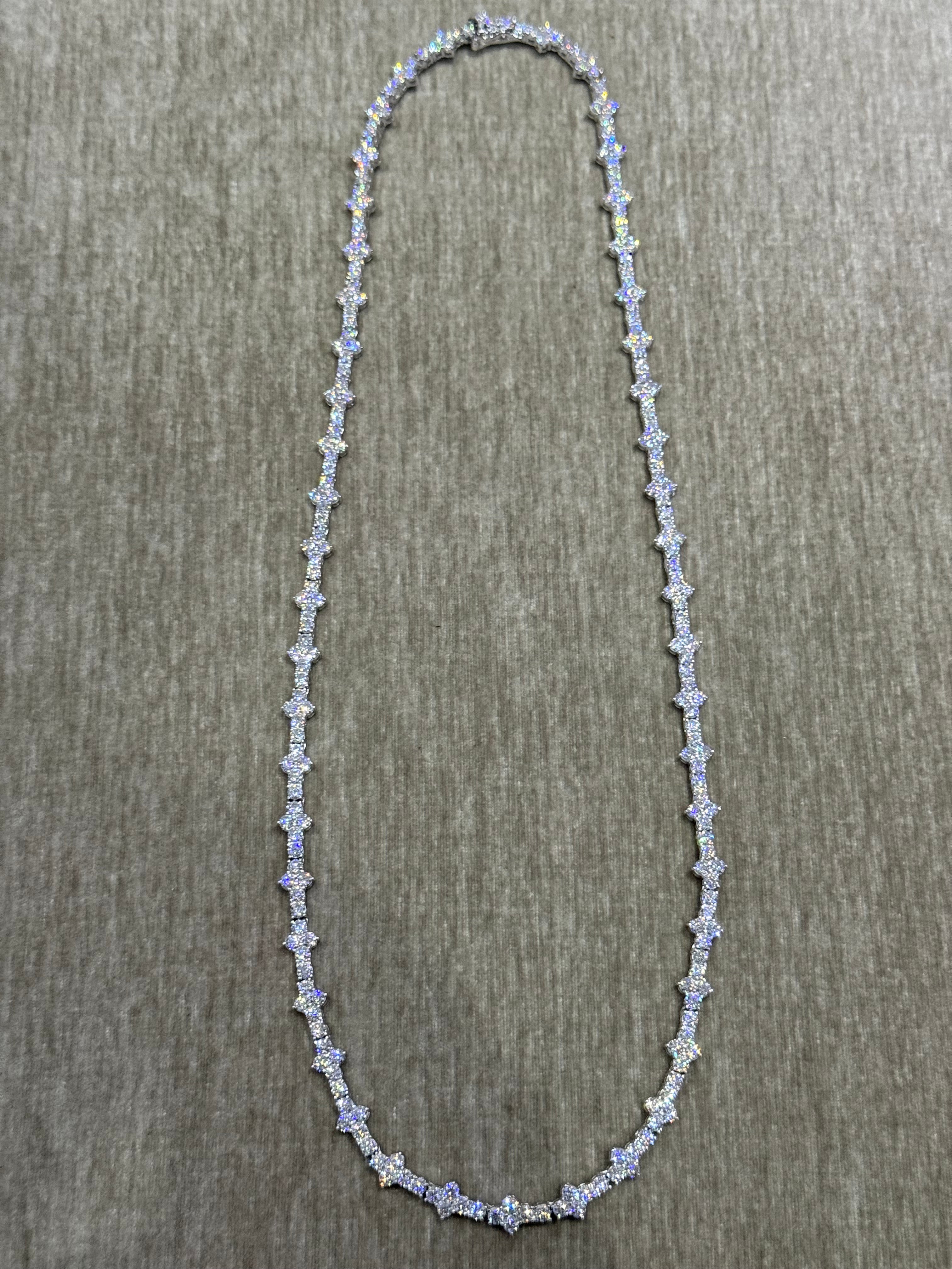 Special-Setting Moissanite Tennis Chain